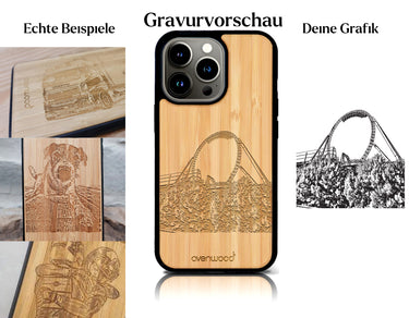 INDIVIDUEL iPhone 15 Pro bambou plastique